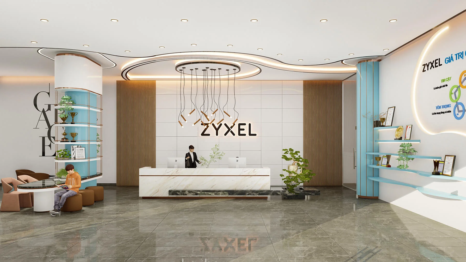 Zyxel – Main Lobby Concept